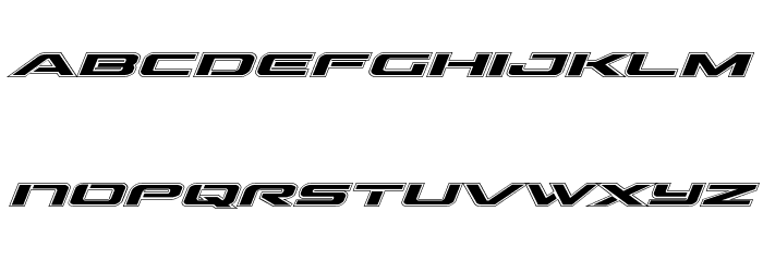 Outrider Academy Italic Italic Font LOWERCASE