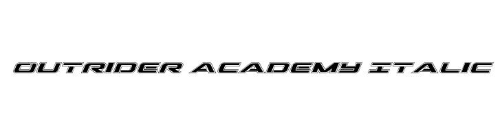 Outrider Academy Italic  baixar fontes gratis