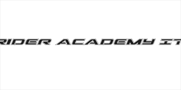 Outrider Academy Italic Logo