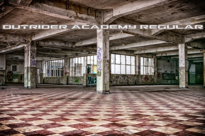 Outrider Academy Regular Font examples