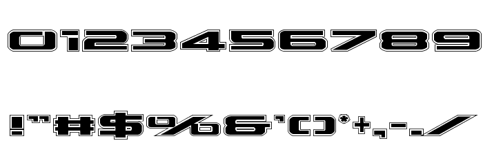 Outrider Academy Font OTHER CHARS