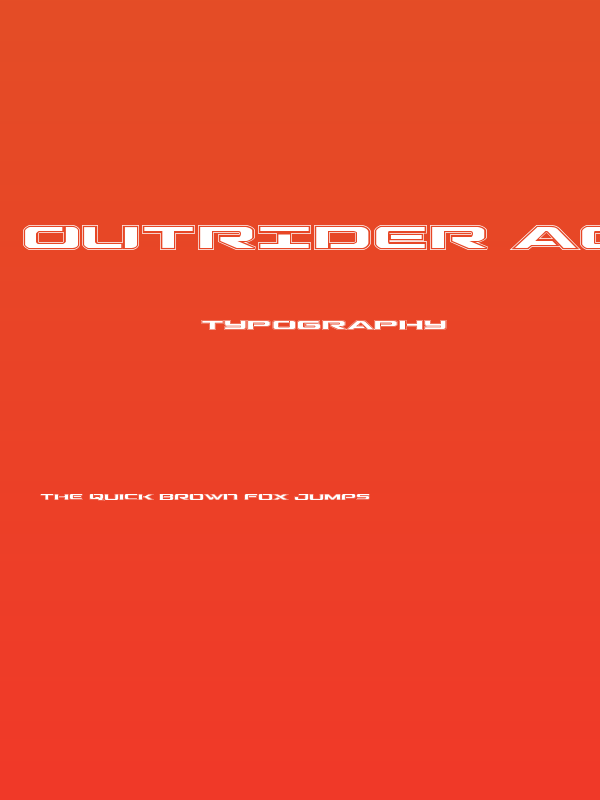 Outrider Academy Poster