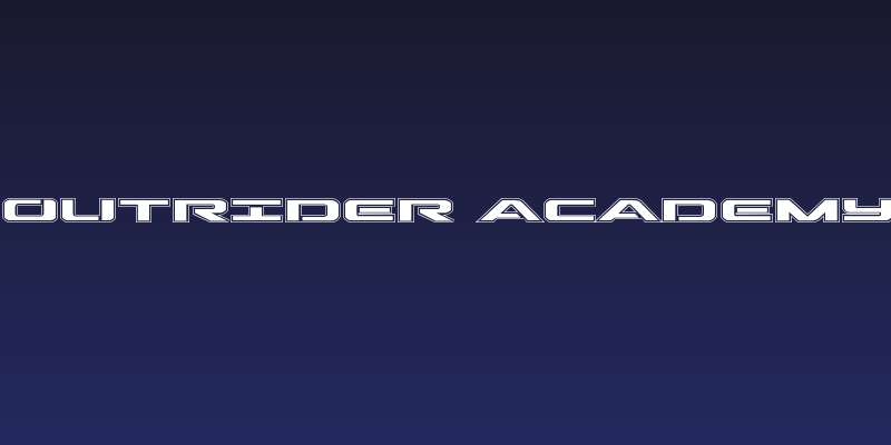 Outrider Academy Social Header