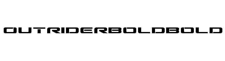 Outrider Bold Bold  フリーフォントのダウンロード