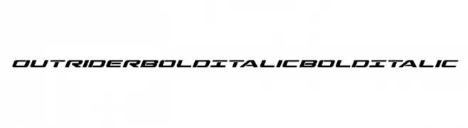 Outrider Bold Italic Bold Italic  नि: शुल्क फ़ॉन्ट्स डाउनलोड