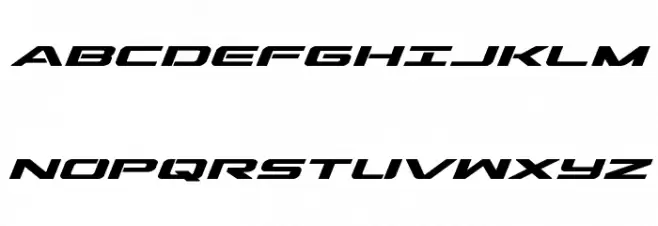 Outrider Bold Italic Bold Italic Polices MAJUSCULES