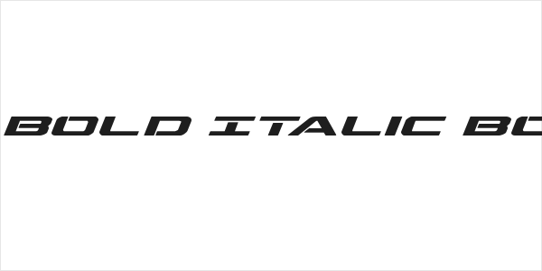Outrider Bold Italic Bold Italic Logo