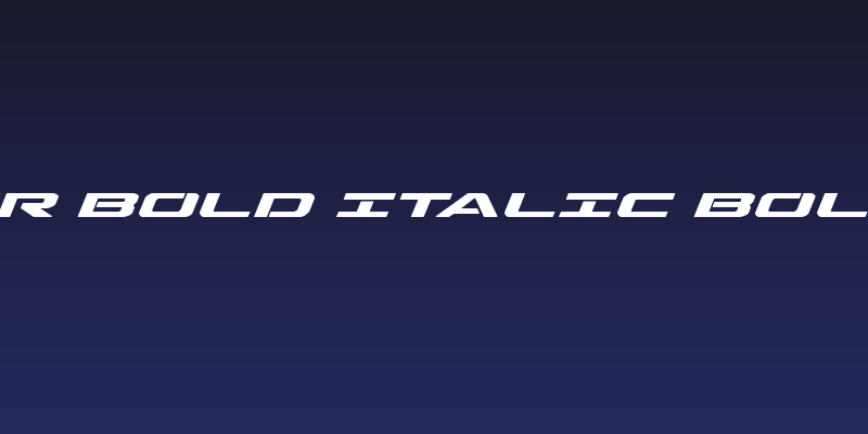 Outrider Bold Italic Bold Italic Social Header