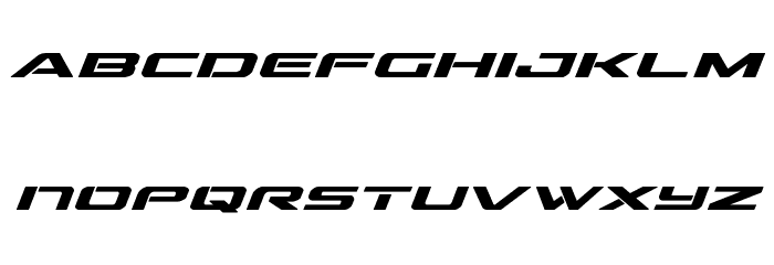 Outrider Bold Italic Bold Italic Font LOWERCASE