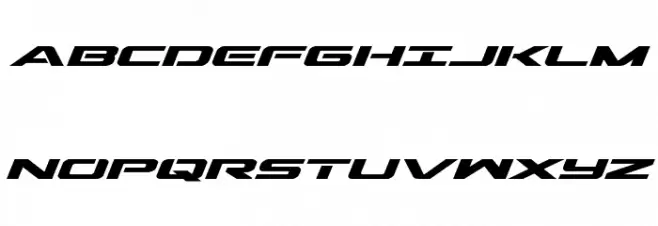 Outrider Bold Italic  