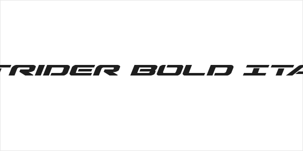 Outrider Bold Italic Logo