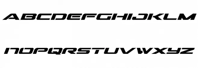 Outrider Bold Italic  