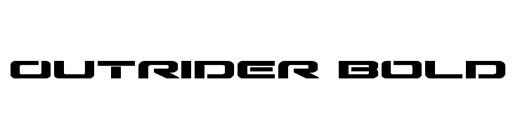Outrider Bold  Frei Schriftart Herunterladen