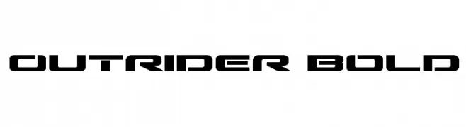 Outrider Bold  baixar fontes gratis