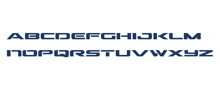 Outrider Bold Lowercase