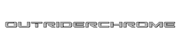 Outrider Chrome  font caratteri gratis