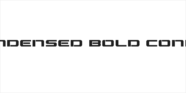 Outrider Condensed Bold Condensed Bold Logo