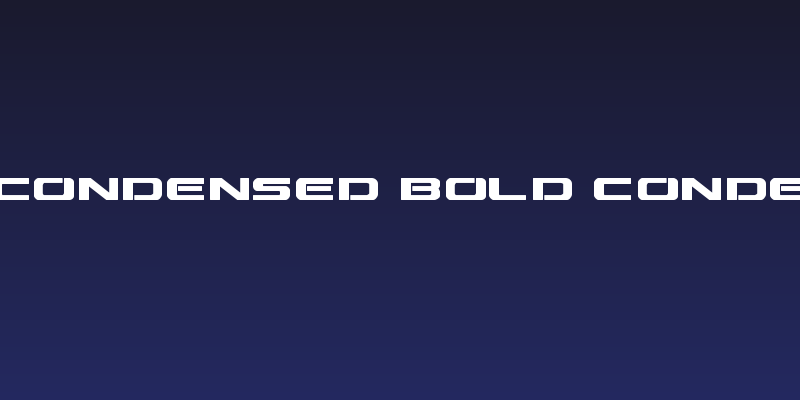 Outrider Condensed Bold Condensed Bold Social Header