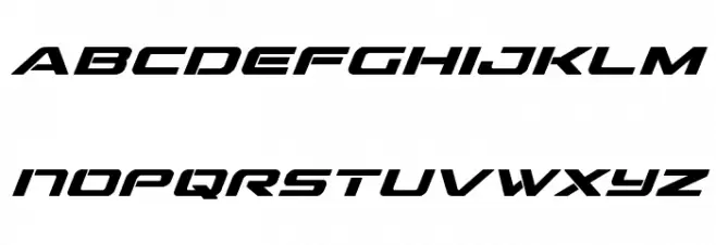 Outrider Condensed Bold Italic Condensed Bold Italic Polices MINUSCULES