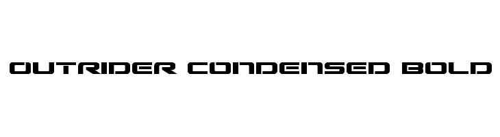 Outrider Condensed Bold  Fuentes Gratis Descargar