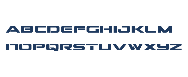 Outrider Condensed Bold Lowercase