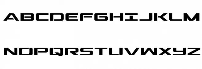 Outrider Condensed Condensed フォント 大文字
