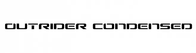 Outrider Condensed  baixar fontes gratis