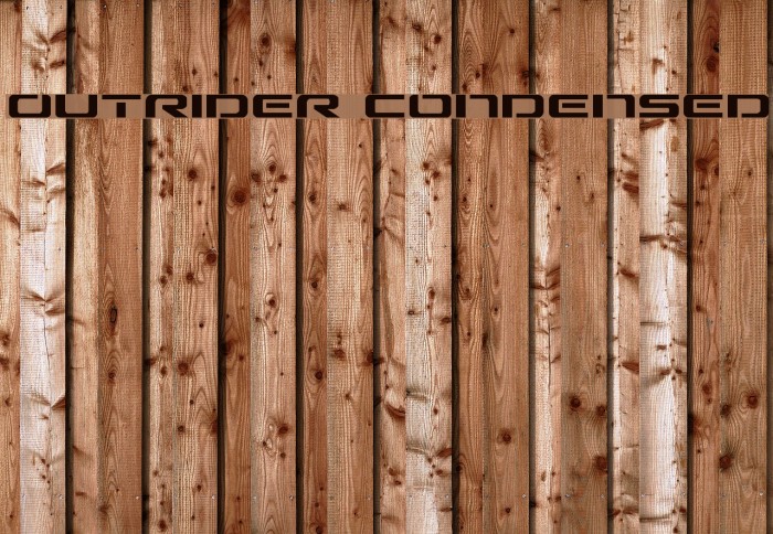 Outrider Condensed Example 1