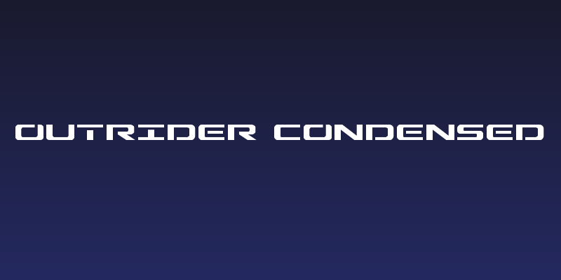 Outrider Condensed Social Header