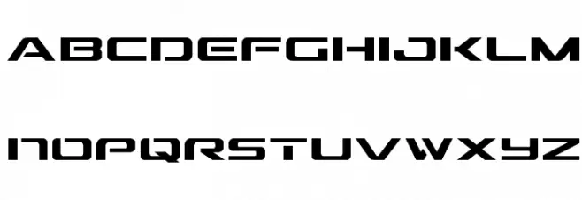 Outrider Condensed Caratteri MINUSCOLO
