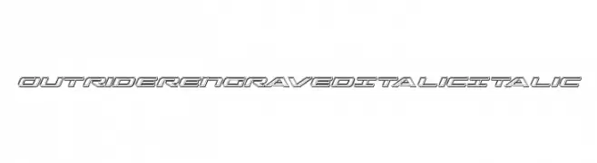 Outrider Engraved Italic Italic  Fuentes Gratis Descargar