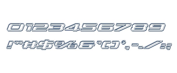 Outrider Engraved Italic Italic Other Characters