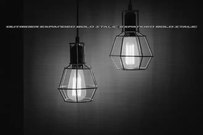 Outrider Expanded Bold Italic Expanded Bold Italic Font examples