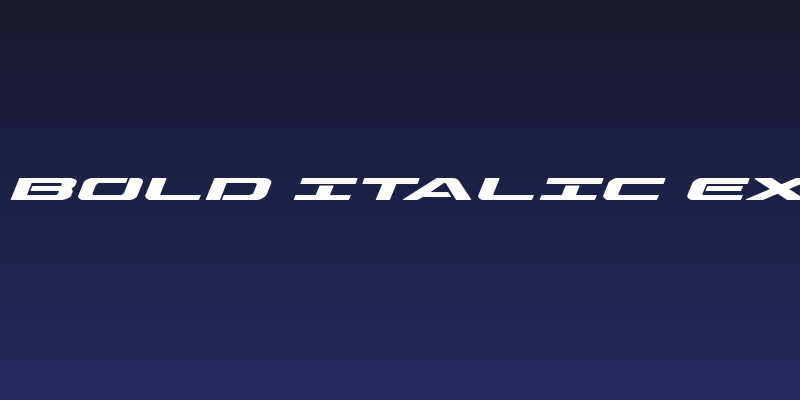 Outrider Expanded Bold Italic Expanded Bold Italic Social Header