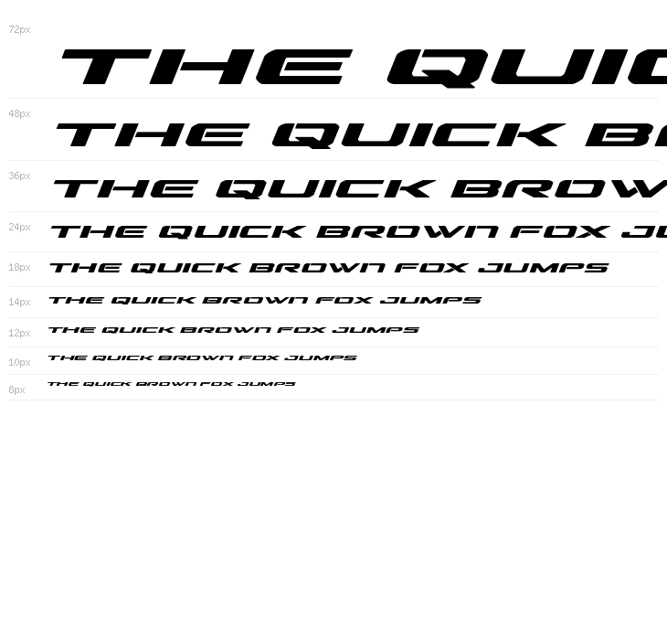 Outrider Expanded Bold Italic Expanded Bold Italic Waterfall