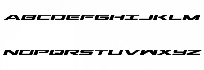 Outrider Expanded Bold Italic Шрифта ВЕРХНИЙ