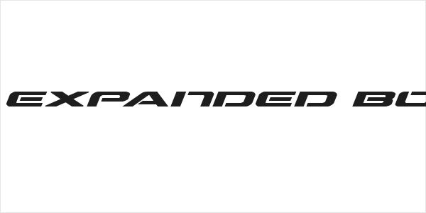 Outrider Expanded Bold Italic Logo