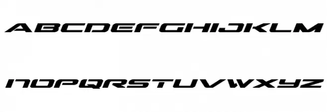 Outrider Expanded Bold Italic फ़ॉन्ट लोअरकेस