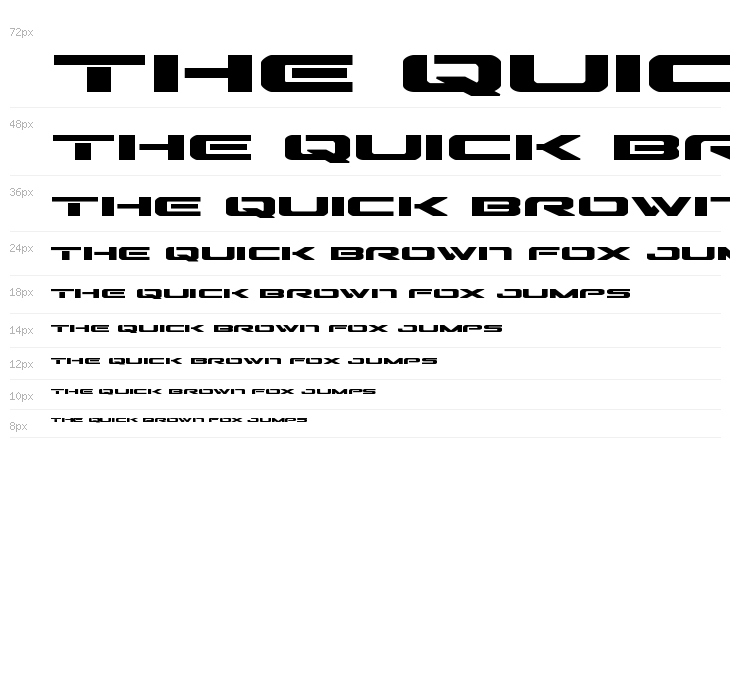 Outrider Expanded Bold Waterfall