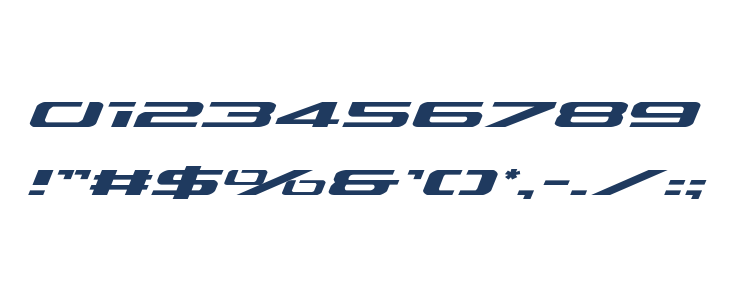 Outrider Expanded Italic Other Characters