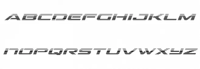 Outrider Gradient Italic Italic फ़ॉन्ट लोअरकेस