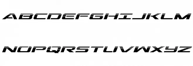 Outrider Halftone Italic Italic Schriftart Groß