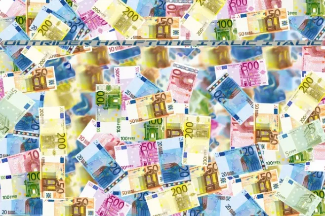 Outrider Halftone Italic Italic Example 2