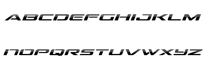 Outrider Halftone Italic Italic Font LOWERCASE