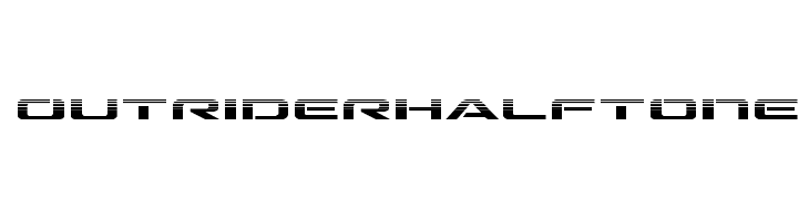 Outrider Halftone  font caratteri gratis