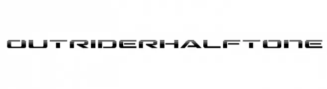 Outrider Halftone  Frei Schriftart Herunterladen
