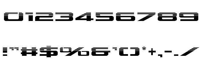 Outrider Halftone Font OTHER CHARS