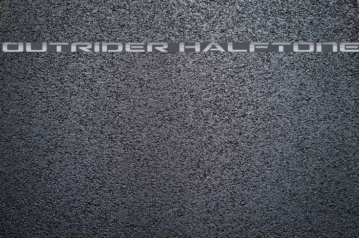 Outrider Halftone Font examples