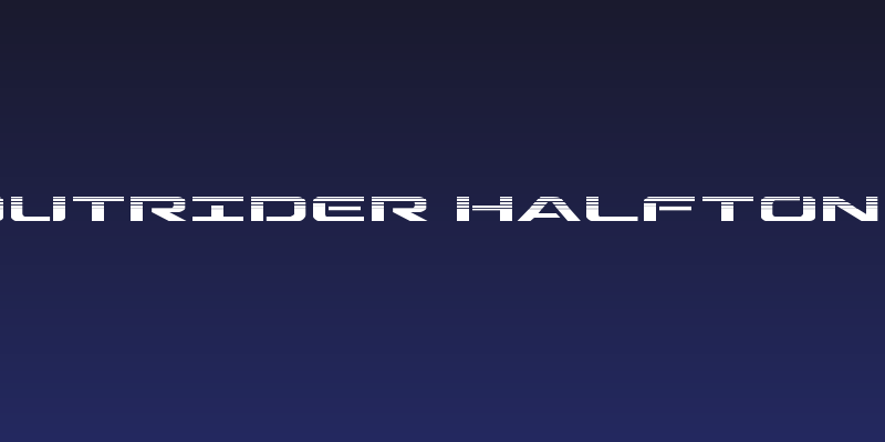 Outrider Halftone Social Header