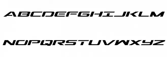 Outrider Italic Шрифта ВЕРХНИЙ